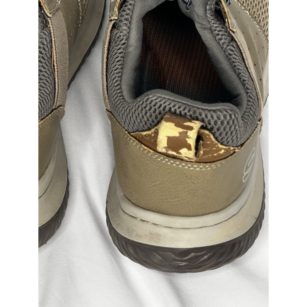 Skechers Classic Fit Air-Cooled Memory Foam Sneakers Taupe Mens 10.5 65474 TPE - Picture 2 of 9